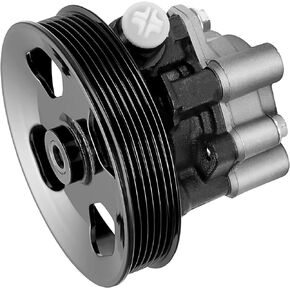 Power Steering Pump with Pulley Fit 2001-2007 for Toyota for Sequoia 2000-2006 for Toyota for Tundra Replacement 21-5264 Power Steering Pump Pulley kit Power Assist Pump