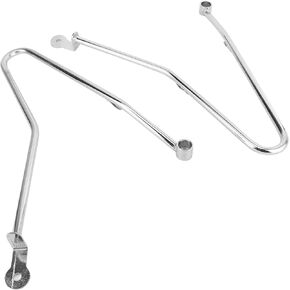 Acouto for Triumph saddle bag brackets-Saddlebag Support Bars Mounting Guard Bracket Fit for Triumph T100/ 900(Silver)