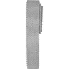 Jacob Alexander Men's Solid Color Knitted 2.5 inch Width Slim Neck Tie in Kuwait
