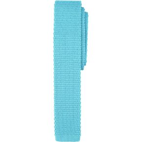 Jacob Alexander Men's Solid Color Knitted 2.5 inch Width Slim Neck Tie