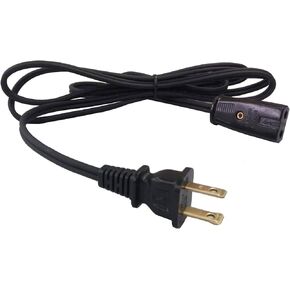 6ft Long 1/2 Inch Pin Spacing Power Cable Cord for Farberware & Presto Super Speed Coffee Pot Percolator 1/2 Inch - Also for Many Small Electronics Home Appliance with 1/2 Inch pin Spacing