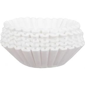 12-Cup Commercial Coffee Filters, Large Coffee Filters，Premium Quality, (9 ¾ Inch x 4 ¼ Inch) All-Natural, Big & Tall Filters Compatible with Coffee Machines - Woman Owned（300 Pack）