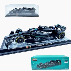 Bburago New 2023 1/24 F1Mercedes AMGW14#63 Alloy Racing Car for George Russell 1:24 F1 W14#63 Super Formula One Luxury Collection DieCasting Adult Model Gift