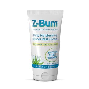 Daily Moisturizing Diaper Rash Cream – Baby Diaper Rash, Chafing, Adult Incontinence Irritation - With Aloe, Vitamin E, Zinc Oxide