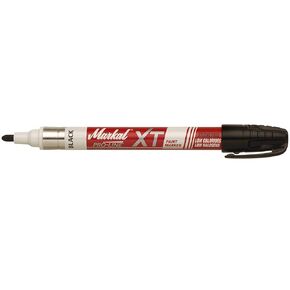 Markal 97250 - Paint-Riter+ Rough Surface Liquid Paint Marker with 1/8in Bullet Tip, For Superior Marking on Rough, Rusty, and Dirty Surfaces, White Color, Fast Drying (Pack of 12), Made in USA