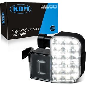 KDM Full LED Under Hood Light Assembly Fit for Chevy Silverado GMC Sierra 1500/2500/3500 Express Savana Yukon Tahoe Suburban Cadillac Escalade,18Pcs Led 6000K White Under Hood Lamp,1 Pack