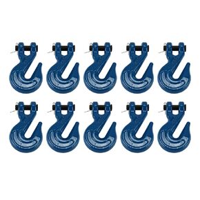 TEMCo 10 مجموعة 3/8 "سلسلة انتزاع هوك دبوس Clevis تزوير سحب شاحنة النقل مقطورة الصف 70