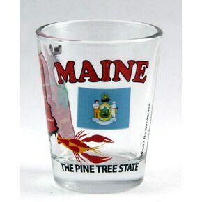 Maine The Pine Tree State All-American Collection Shot Glass