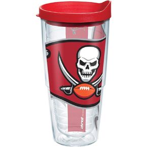Tervis NFL Tampa Bay Buccaneers-Colossal معزول بهلوان، 24 أونصة، كلاسيكي