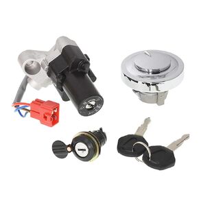WFLNHB Ignition Switch Fuel Cap Seat Lock Keys 4TR-82501-00 4TR-82501-01 4TR-82021-00 Replacement for Yamaha XVS650 XVS1100 XVS400 XVS125 XVS250 Drag Star V-Star 650 1100