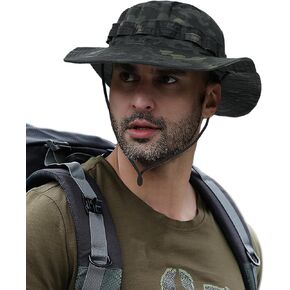 PanPacSight Men's New Camouflage Tactical Boonie Hat for Outdoor Activities, 22.8"-24"