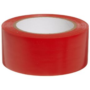 Brady 58201, 108' Length, 2" Width, B-7569 Vinyl Tape, Red Color Aisle Marking Tape