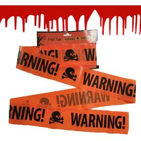 6M/20FT Halloween Caution Tapes,Halloween Warning Tape,Halloween Party Haunted House Props