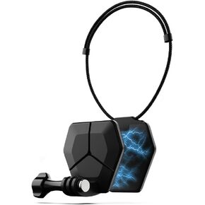Magnetic Chest Mount with Neck Strap, 360° POV Invisible Selfie Necklace Lanyard Mount Compatible with GoPro Hero 12 11 10 9, Insta360, DJI Action 4 (Black-01)