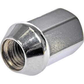 Wheel Nut M12-1.50 Flattop - 19mm Hex, 32mm Length