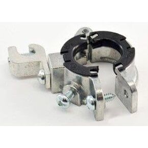 Bridgeport Mighty-Rite SGB-382CL Split Grounding Bushing, 14-4 AWG AC Cable, 3/4 in Trade, Zinc Alloy