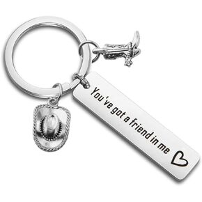 Lywjyb Birdgot Best Friend Gift You've got a friend in me BFF Gift New Friend Gift Friendship Gift Best Friend Keychain