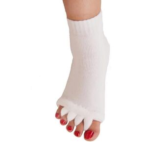 ANKOMINA 1 Pair Five Toe Separator Socks Yoga Sports Gym Health Foot Alignment Pain Massage Sock