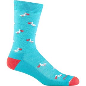 Darn Tough 6099-C-8014-04 Pelican Crew Lightweight with Cushion Teal Medium
