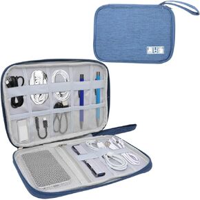 yueton 1PCS Digital Organizing Bag Charger Storage Bag Multifunctional Data Cable Storage Bag Earphone Storage Bag Travel Portable Storage Bag for USB Data Cable SD Card Charging Head Storage Bag