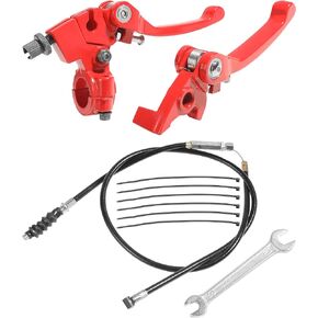 VARGTR Folding Clutch Brake Lever with Clutch Cable,Car Accessories 7/8" Handlebar Clutch Lever Replacement for 110cc 125cc 140cc 150cc Tao Tao DB17 Apollo RFZ DBX15 X18 X19 Dirt Pit Bikes (Black) in Kuwait