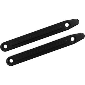 RC Roof Rails, RC Roof Rails Aluminum Alloy Lightweight Upgrade Part Replacement Roof Rail for ARRMA 1/7(Black)Body Parts