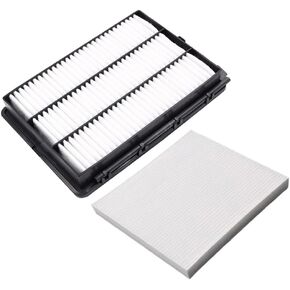 Engine and Cabin Air Filter Combo Set Replacement 28113-D3300 97133-D1000 Compatible with Hyundai Tucson 2016-2020 Kia Sportage 2017-2022