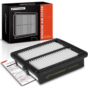 A-Premium Front Engine Air Filter Compatible with Honda Insight 2010 2011 2012 2013 2014 1.3L, Replace# 17220-RBJ-000, 17220RBJ000