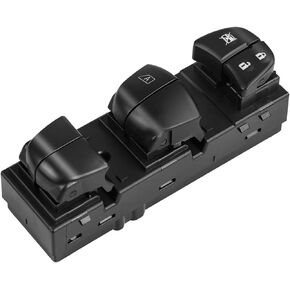 25401-3TA5A مفتاح قفل باب نافذة الطاقة الجانبية للسائق متوافق مع 2011-2019 Nissan Altima Pathfinder Frontier Leaf Sentra Rogue Juke استبدال 25401-3SH1A