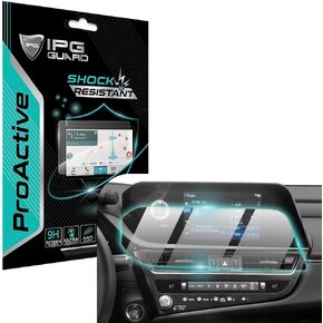 IPG ProActive for Lexus 2022-2024 ES250 / ES350 / ES300h 8 Inch or 12.3 Inch Navigation Display 9H Hardness Screen Protector Smooth Glass Touch Ultra Responsive High Clarity Anti Scratch Smudge & Shock Proof Nano Technology Guard for ES (Standard 8 Inch)