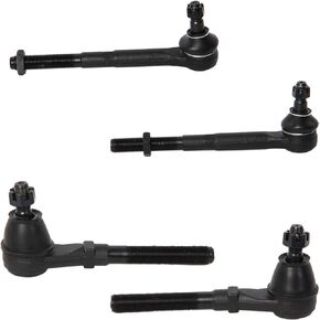 Motorman 4pcs (1) ES3364+(1) ES3365+(1) ES3366+(1) ES3367 Front Inner&Outer Tie Rod End for 1998-2002 NAVIGATOR 2WD,1997-2002 EXPEDITION 2WD,1997-2003 F-150 2WD