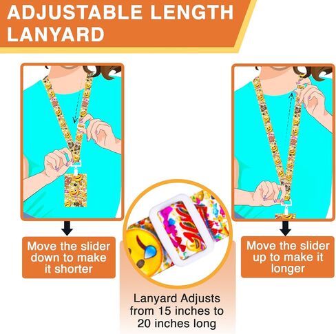 Lanyards for ID Badges Keys Fob - Lanyard Keychain for Men Women Gift in Saudi Arabia