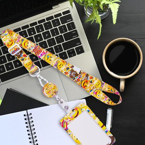 Lanyards for ID Badges Keys Fob - Lanyard Keychain for Men Women Gift in Saudi Arabia
