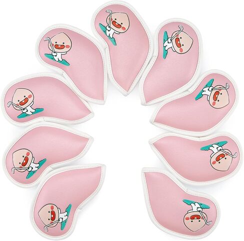 KAKAO FRIENDS GOLF Basic PU Iron Head Cover, Character Golf Club Cover, PU Leather Cover in Saudi Arabia