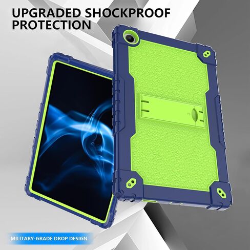Case for Onn. 10.4" Tablet Pro 2023 Model: 100110603 Heavy Duty Protective Cover with Kickstand Built in Shoulder Strap Kids Friendly Shell Case Fit for Onn 10.4 inch Tablet Pro (Green+Pink) in Saudi Arabia