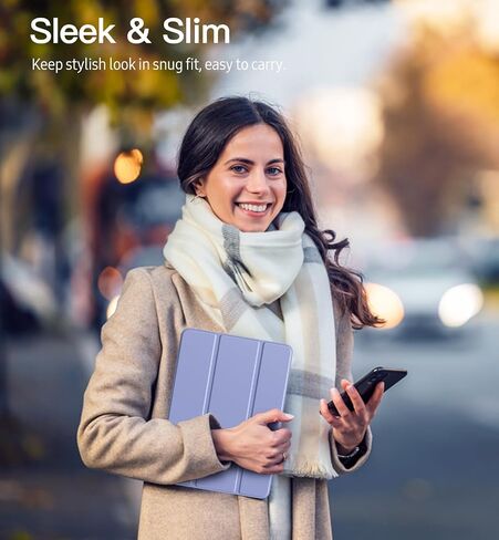 TiMOVO for iPad Air 6th Generation 11 Inch M2 Case 2024, iPad Air 5th/4th Generation Case 2022/2020 10.9 Inch, Slim Soft TPU Translucent Frosted Back Cover Fit iPad Air Case, Lavender Purple in Saudi Arabia