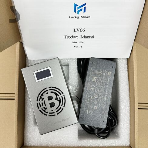 واي فاي بيتكوين مينر لاكي مينر LV06 V6 BTC مينر بيتكوين مينر سولو مينر تعدين مينر SHA-256 500GH/S BM1366 شريحة آسيا منخفضة الضوضاء للاستخدام المنزلي BTC مينر آلة التعدين جهاز آلة اليانصيب BTC in Kuwait