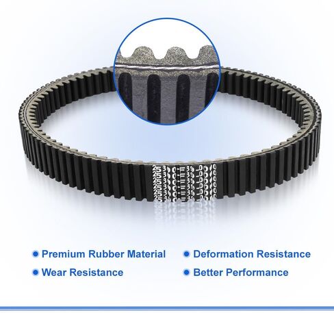 Drive Belt Compatible with Hisun Massimo Bennche Coleman Cub Cadet Models ATV UTV 450 500 550 700 750, Drive Clutch Belt, Replace# 21300-004000-0000 in Saudi Arabia