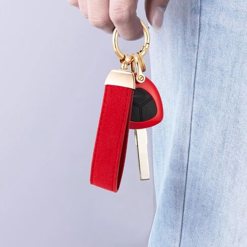 سلسلة مفاتيح جلدية، سلسلة مفاتيح السيارة، حامل مفاتيح سيارة مزخرف عالمي، سلسلة مفاتيح ملحقات مفاتيح السيارة للرجال والنساء in Kuwait