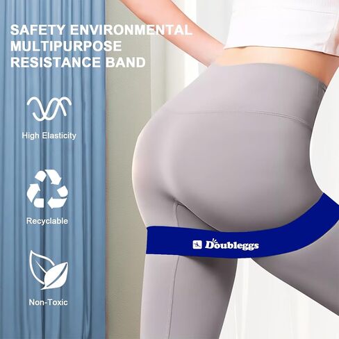 Resistance Bands for Working Out - 5 Levels Exercise Bands Resistance Bands Set with Instruction Guide and Carry Bag, Ideal for Leg Strength Training, Rehab, Yoga in Saudi Arabia