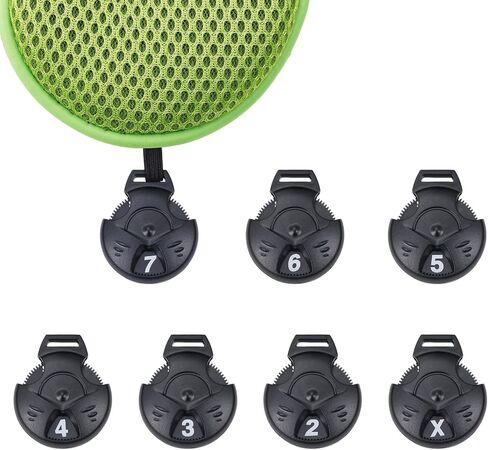Andux 2pcs/Pack Long Neck Golf Hybrid Club Head Covers Interchangeable No. Tag CTMT-02 in Kuwait