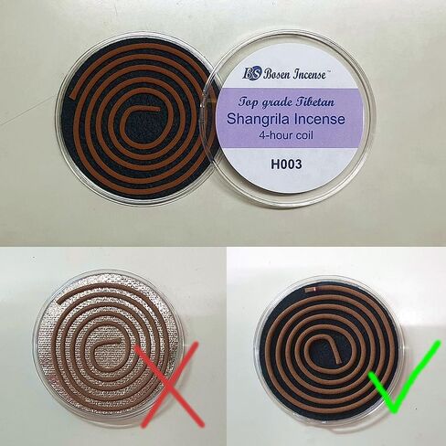 [Bosen] Tibetan Incense 4-Hour Coil Sample Pack - (7 Single 4hrs Coil Packs) - 100% Natural - TI4CS01 in Kuwait
