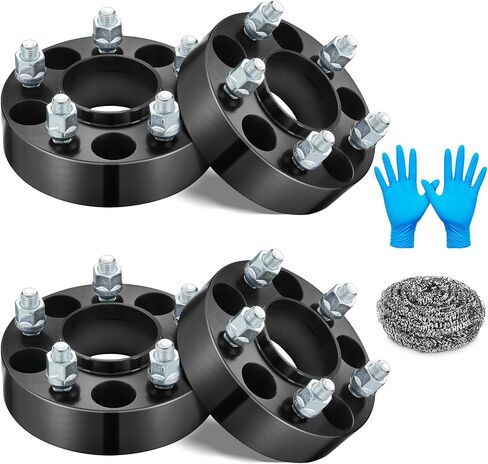 فواصل عجلات BDFHYK 5x4.5 1 بوصة (25 م) فواصل 5x114.3 مسافة خيط 1/2-20 مسمار وتجويف مركزي 70.5 مم، متوافقة مع موستانج إيدج كراون فيكتوريا رينجر إكسبلورر، مجموعة علامة سيارة لينكولن تاون مكونة من 4 قطع in Saudi Arabia
