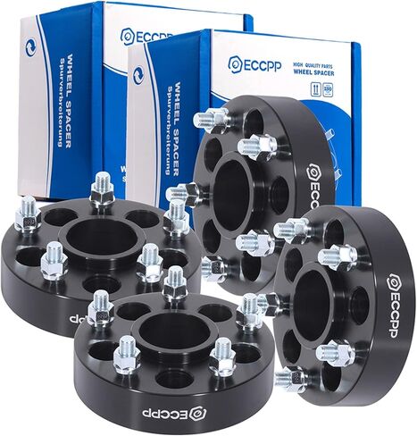ECCPP 4 قطع 1.5 بوصة 5 محولات فواصل العجلات المركزية 5x4.5 إلى 5x5 5x114.3 إلى 5x127 1/2 بوصة ترصيع 71.5 مم تناسب كراون فيكتوريا 1992-2011| اكسبلورر 1991-2019| من أجل الحرية 2002-2012 in Saudi Arabia
