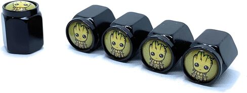 BB8 - Death Star Millennium Falcon Stormtrooper Tire Valve Stem Caps (5 Pack) Dust Proof with O Rubber Seal Outdoor All-Weather Leak-Proof Air Protection Universal Stem Covers for Cars SUVs Trucks in Saudi Arabia