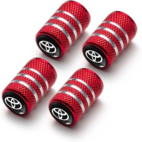 Tire Valve Stem Cap Cover for Corvette C4 C6 C5 C7 C8 Z06 Accessories Belt O-Ring Seal Corrosion Resistant Tire Valve Stem Air Cap 4 Pack Red in Saudi Arabia
