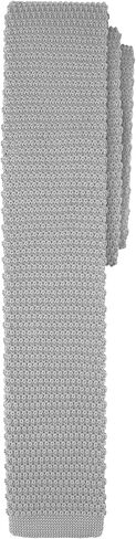 Jacob Alexander Men's Solid Color Knitted 2.5 inch Width Slim Neck Tie in Kuwait