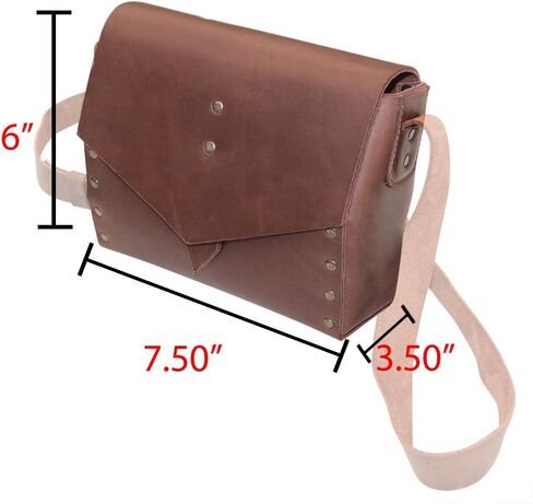 Hide & Drink, Leather Diamond Shoulder Bag/Purse/Travel/Case/Accessories/Stylish, Handmade :: Bourbon Brown in Saudi Arabia