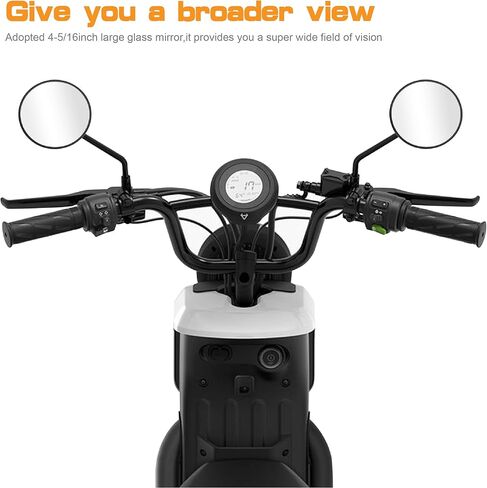موتور الجانب مرايا الرؤية الخلفية قابل للتعديل ل ث/7/8 "المقود جبل 8 مللي متر محول ل دراجة هوائية جبلية دراجة نارية الترابية دراجة ATV in Kuwait