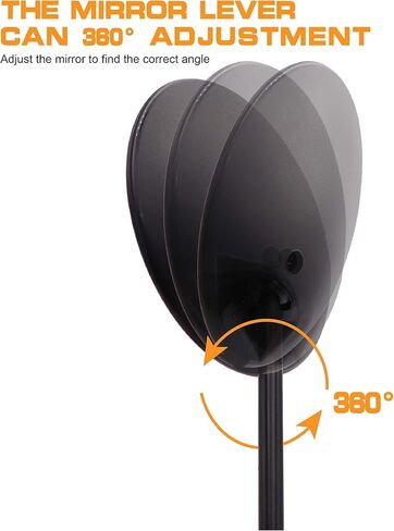 موتور الجانب مرايا الرؤية الخلفية قابل للتعديل ل ث/7/8 "المقود جبل 8 مللي متر محول ل دراجة هوائية جبلية دراجة نارية الترابية دراجة ATV in Kuwait